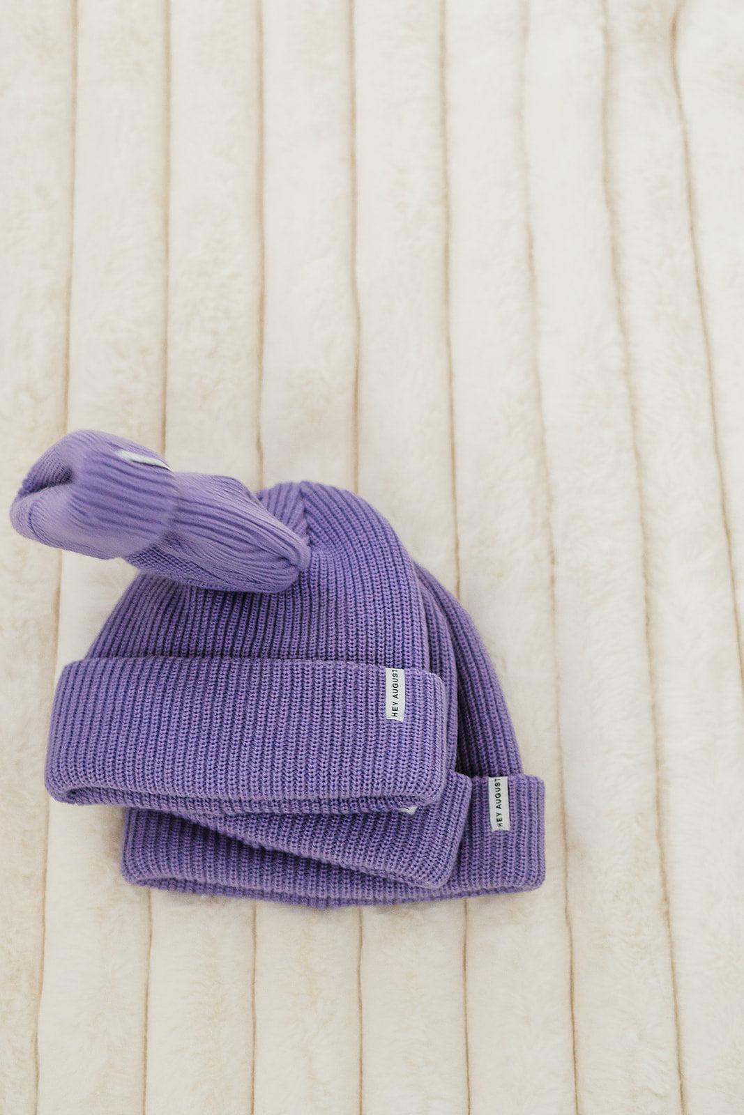 Thick Knit Beanie | Lilac