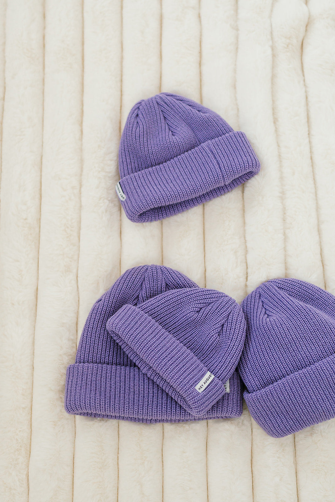 Thick Knit Beanie | Lilac