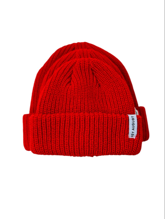 Thick Knit Beanie | Cardinal