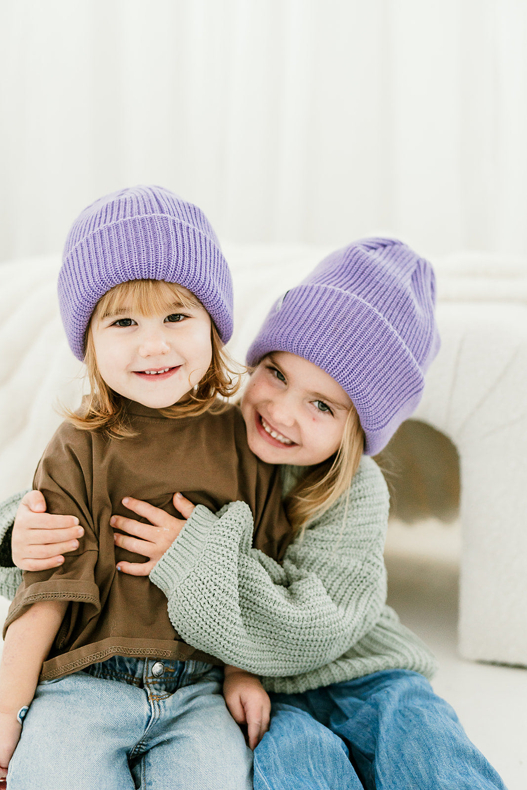 Thick Knit Beanie | Lilac