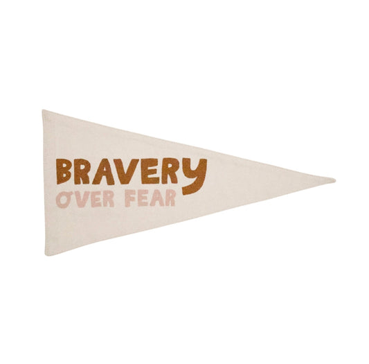 “Bravery Over Fear” pennant