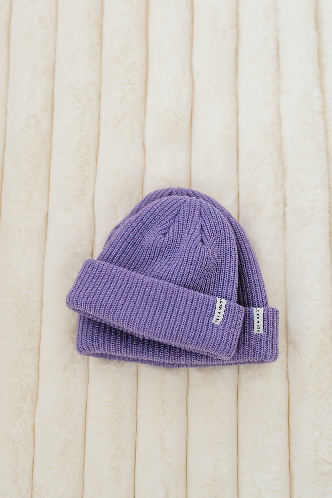Thick Knit Beanie | Lilac