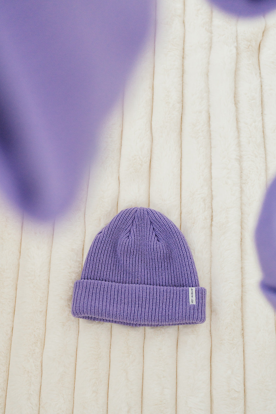 Thick Knit Beanie | Lilac