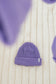 Thick Knit Beanie | Lilac
