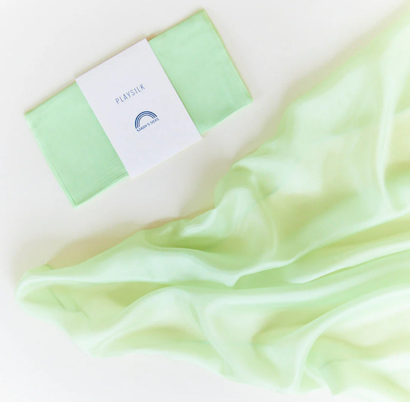 Large Play Silks | Lime Green