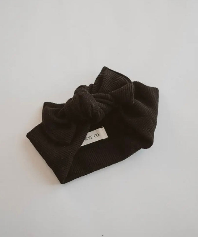 Ribbed Headwrap | Black